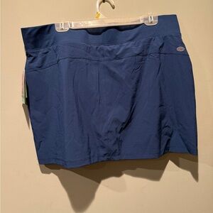 Reel Legends Navy Skort has UPF 30 sun  protection